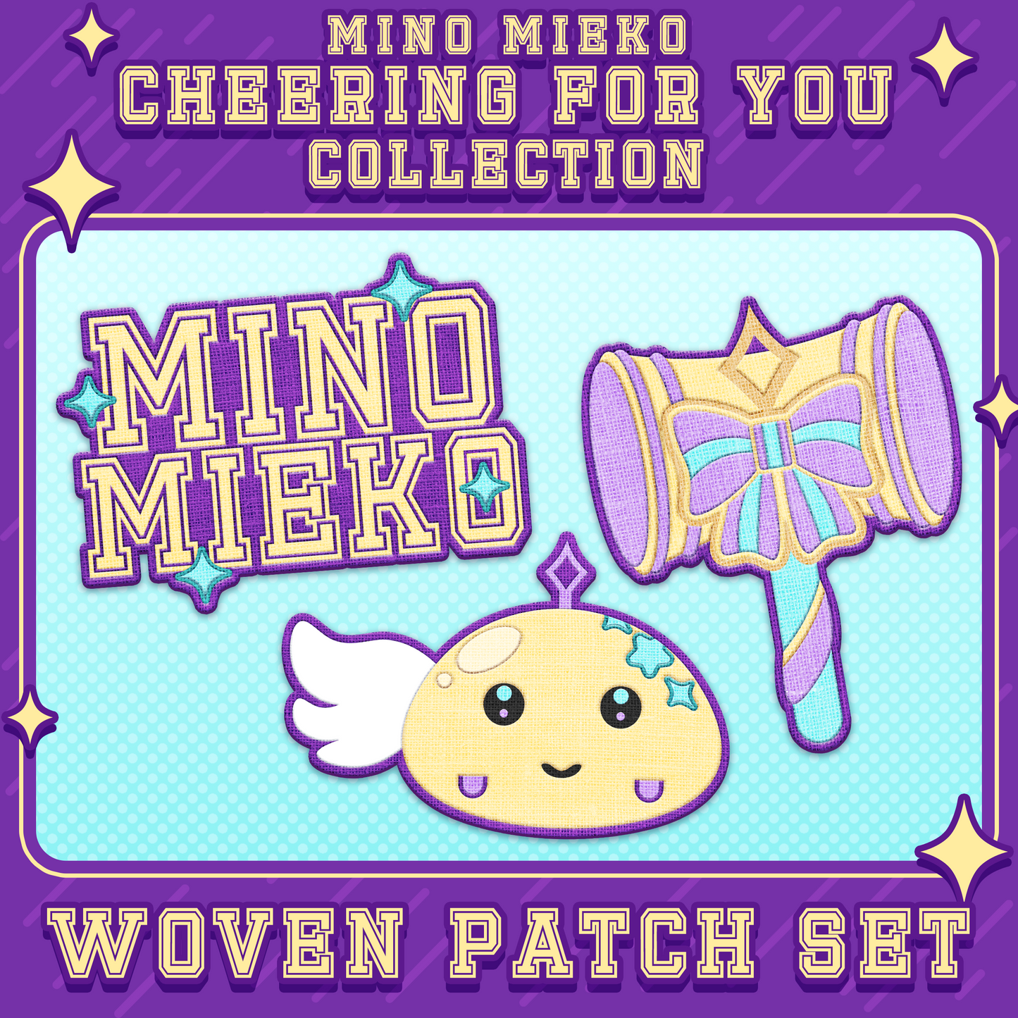 Mino Mieko : Woven Patch Set