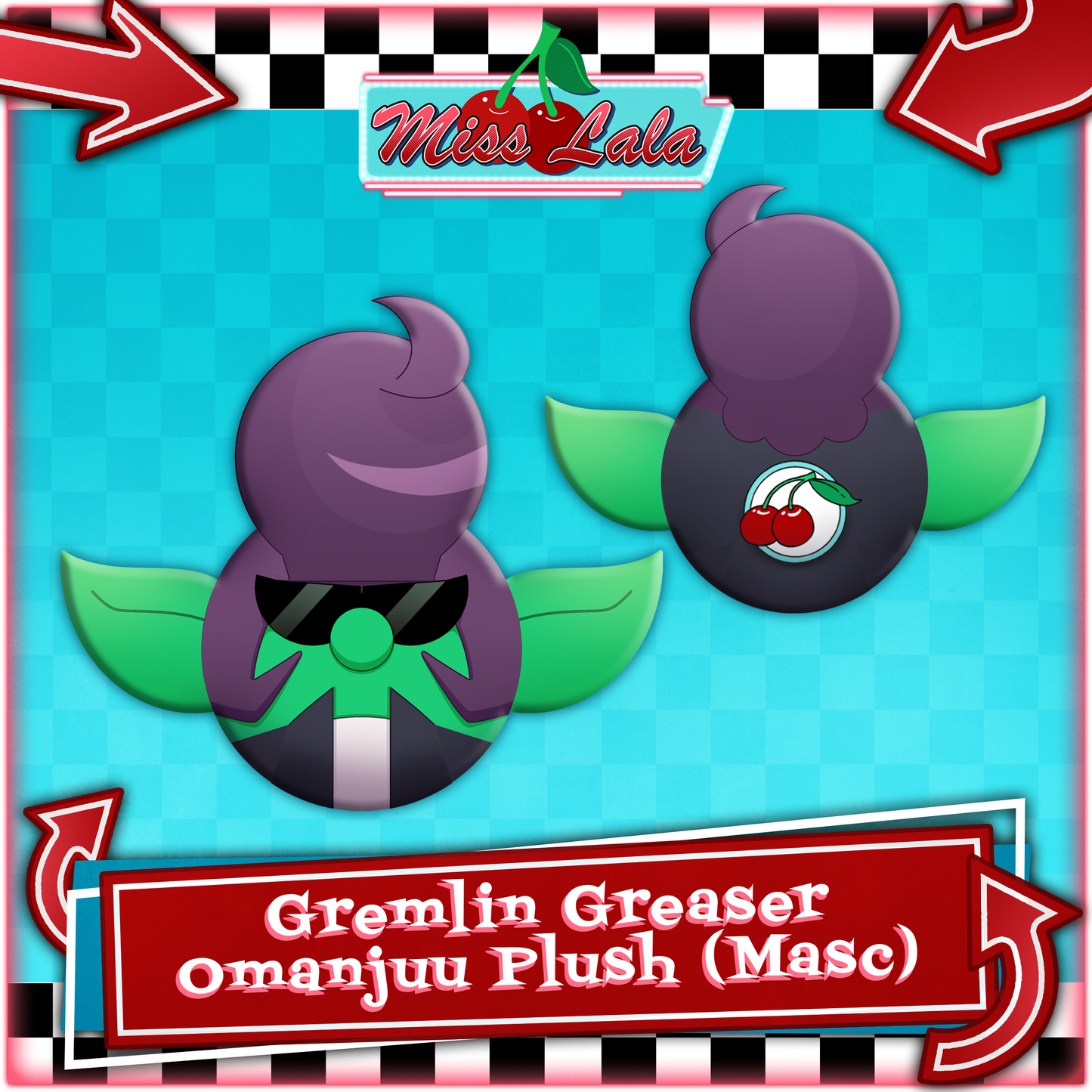 Miss Lala : Greaser Gremlin Keychain Plush