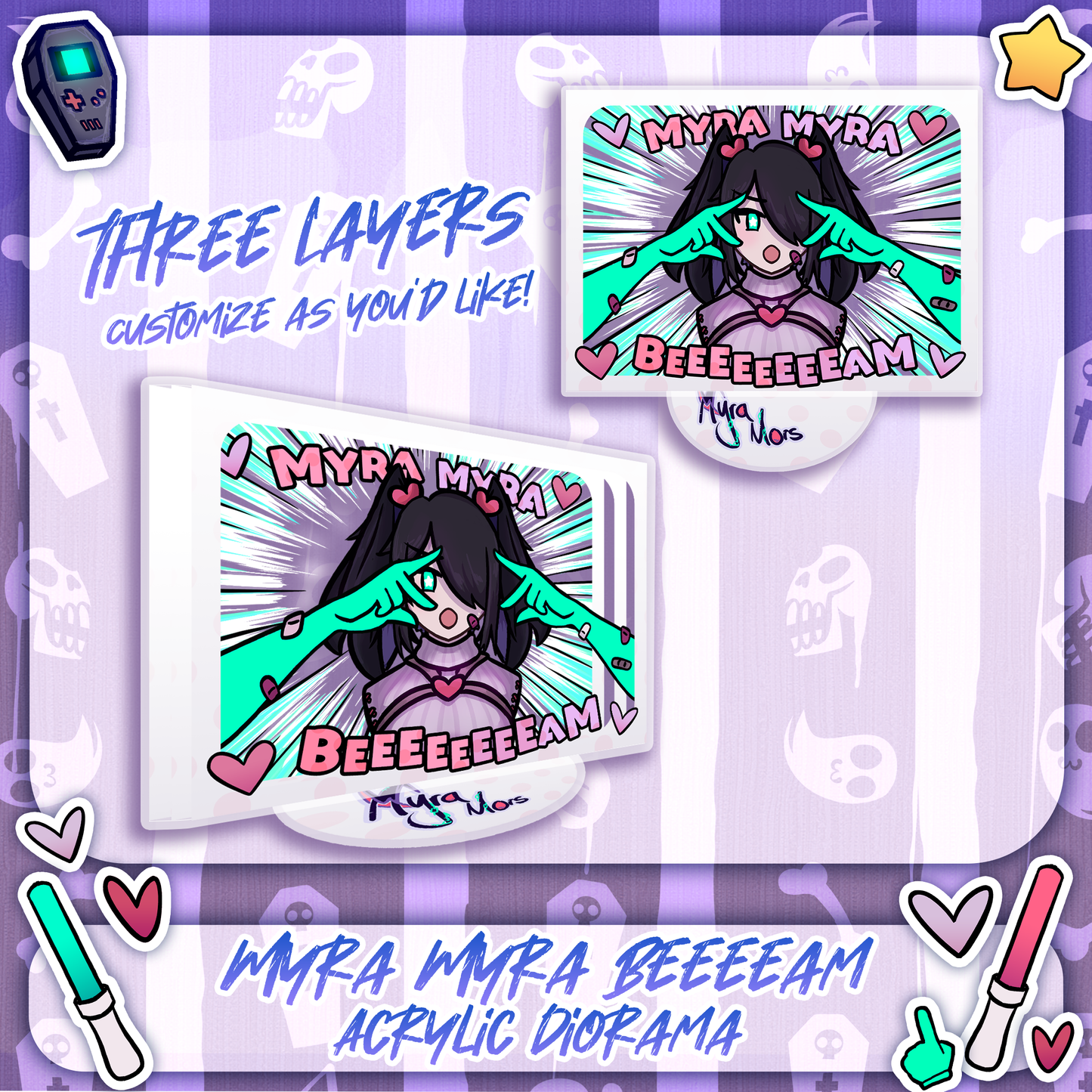 Myra Mors : Acrylic Diorama