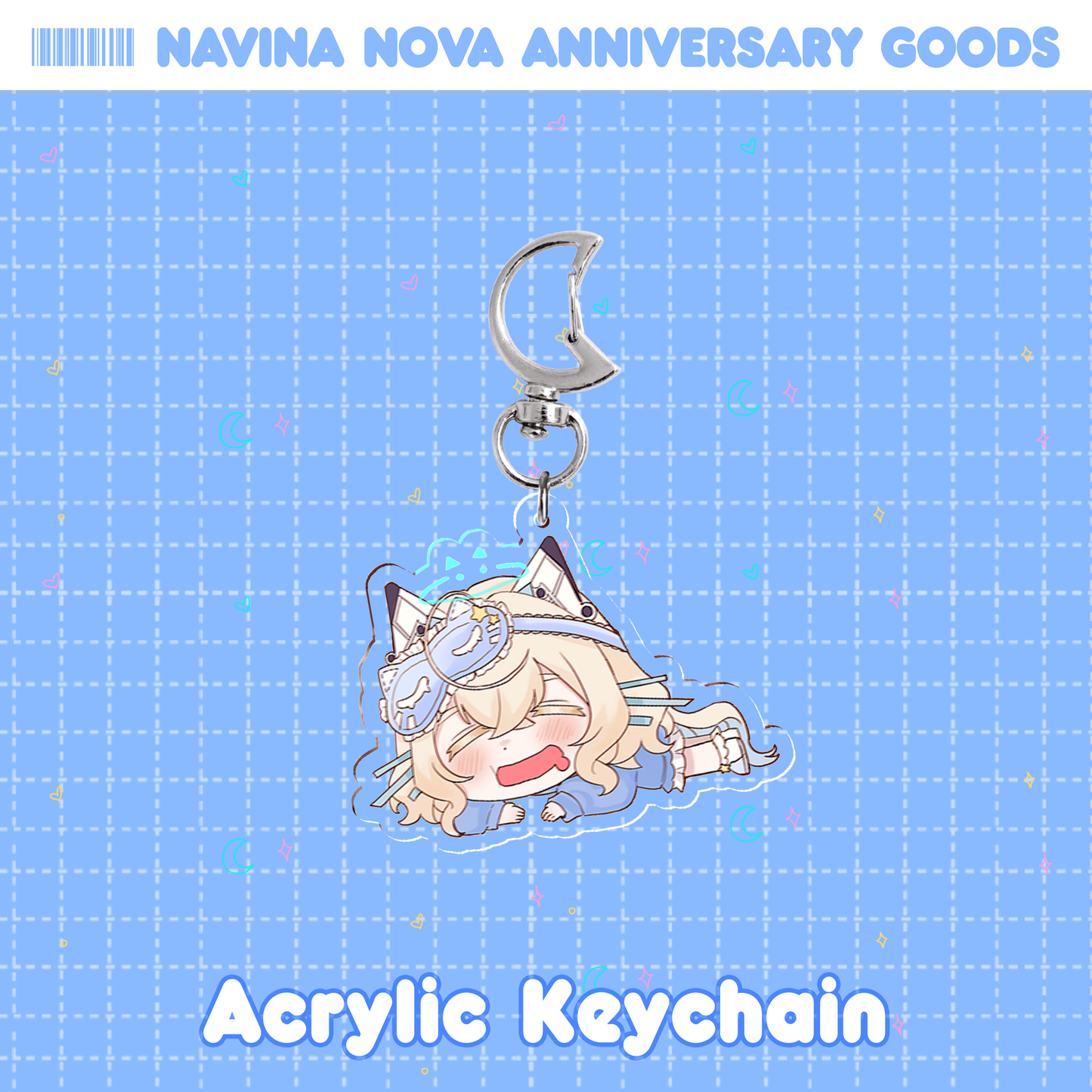Navina Nova : Anniversary Acrylic Keychain