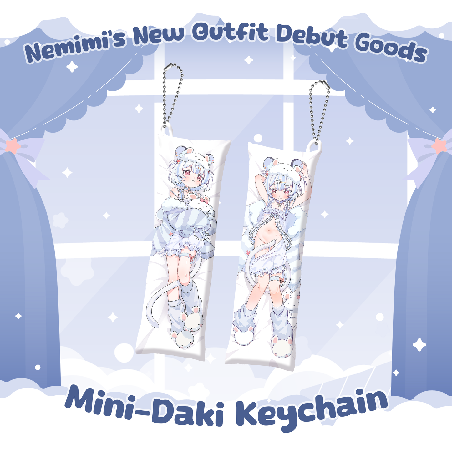 Nemimi Yane : Mini-Daki Keychain