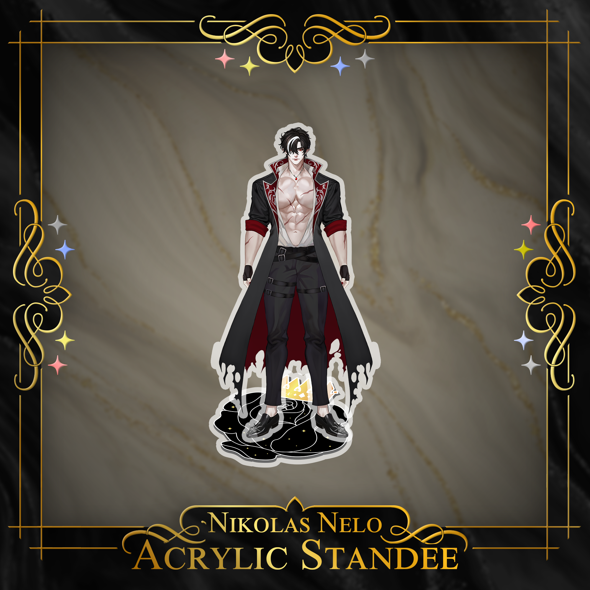 &TEAM NICHOLAS 月狼 ルネイベ 特典 ニコラス showcase Nikolas Nelo : Acrylic Standee – Kawa Entertainment