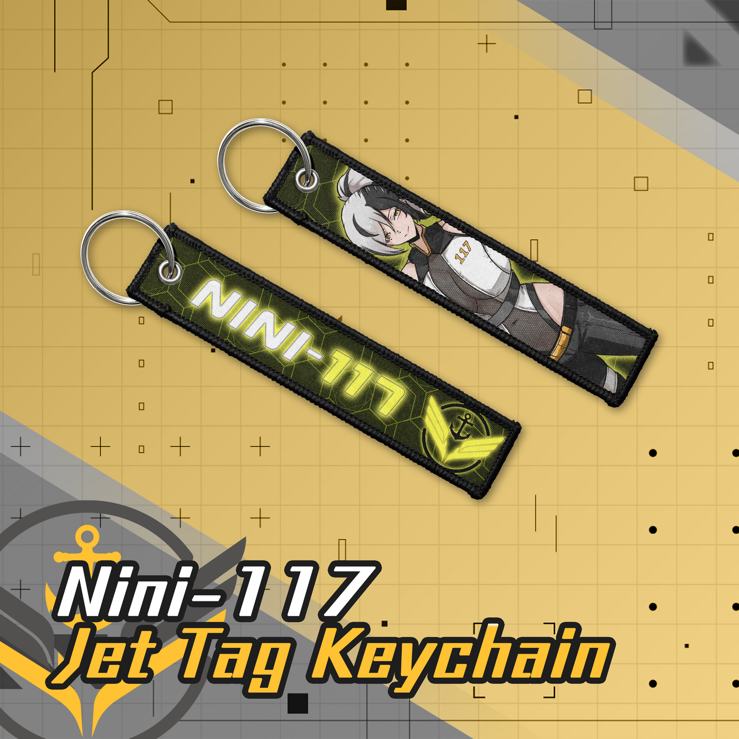 VFleet Project : Nini-117 Jet Tag Keychain