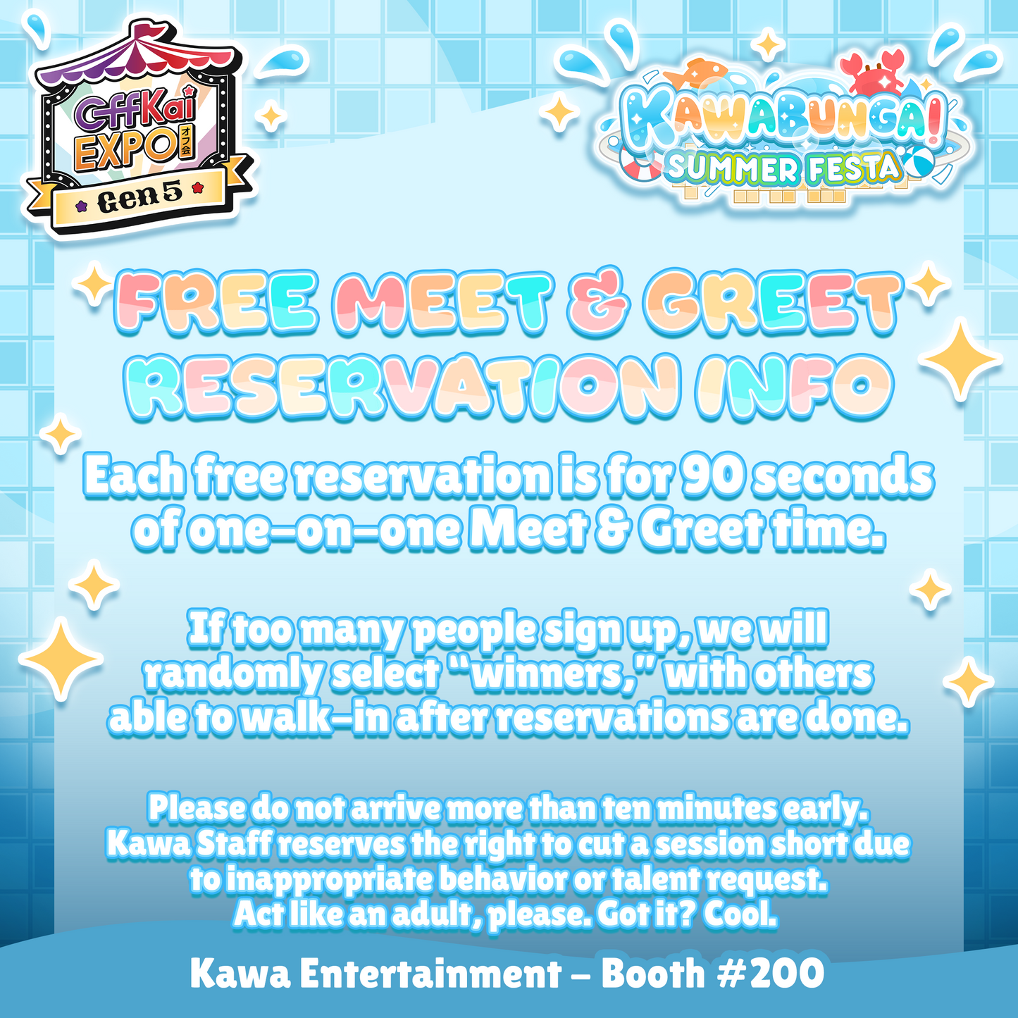 OffKai M&Gs : FA.ye-18 Meet & Greet