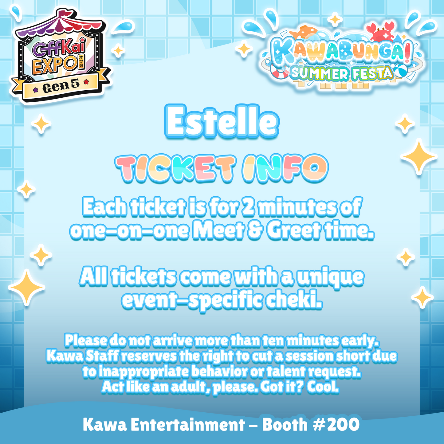 OffKai M&Gs : Estelle Meet & Greet
