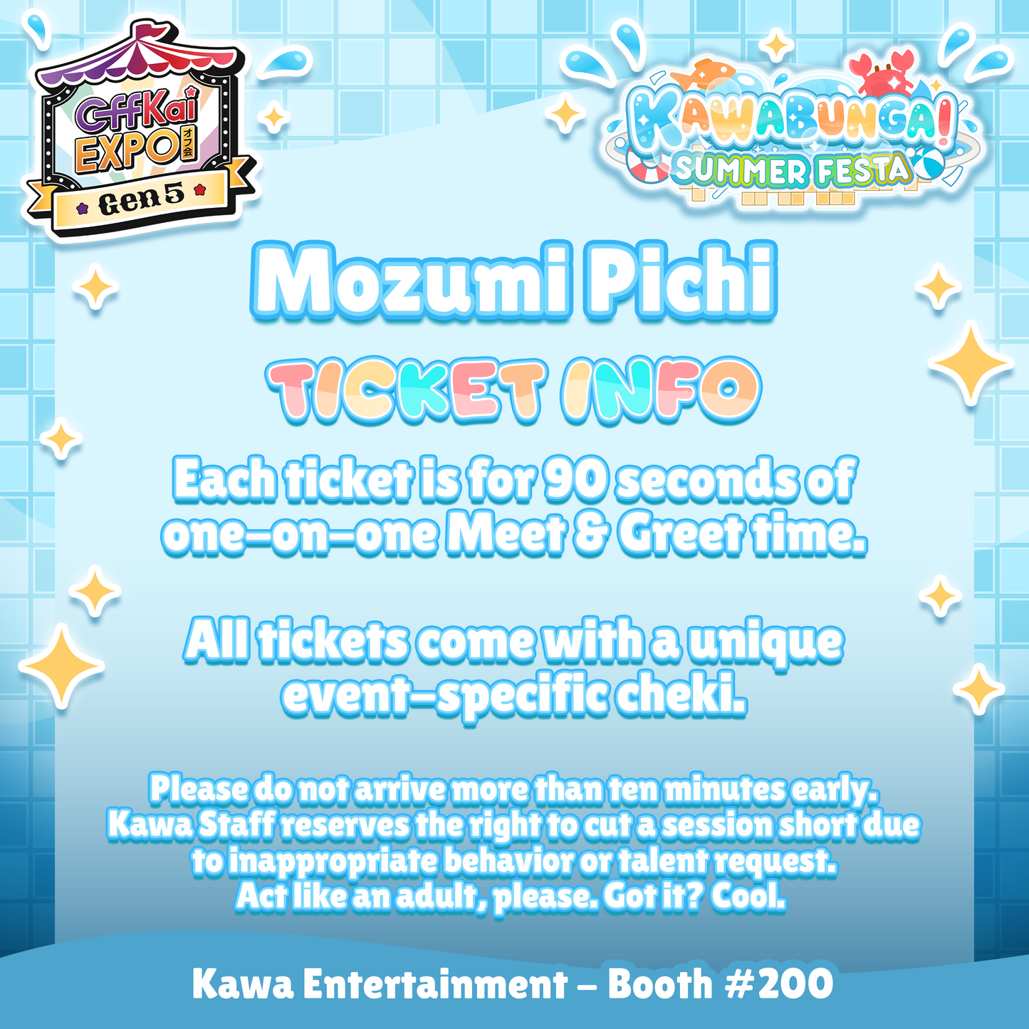 OffKai M&Gs : Mozumi Pichi Meet & Greet
