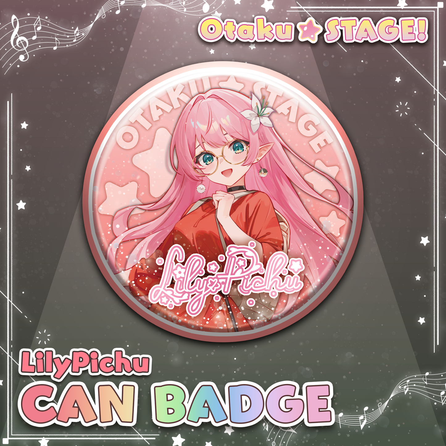 Otaku Stage : Lily & Inanna Can Badge Set