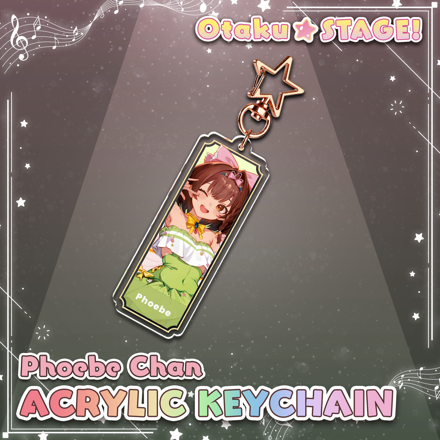 Phoebe Chan : Otaku Stage Acrylic Keychain