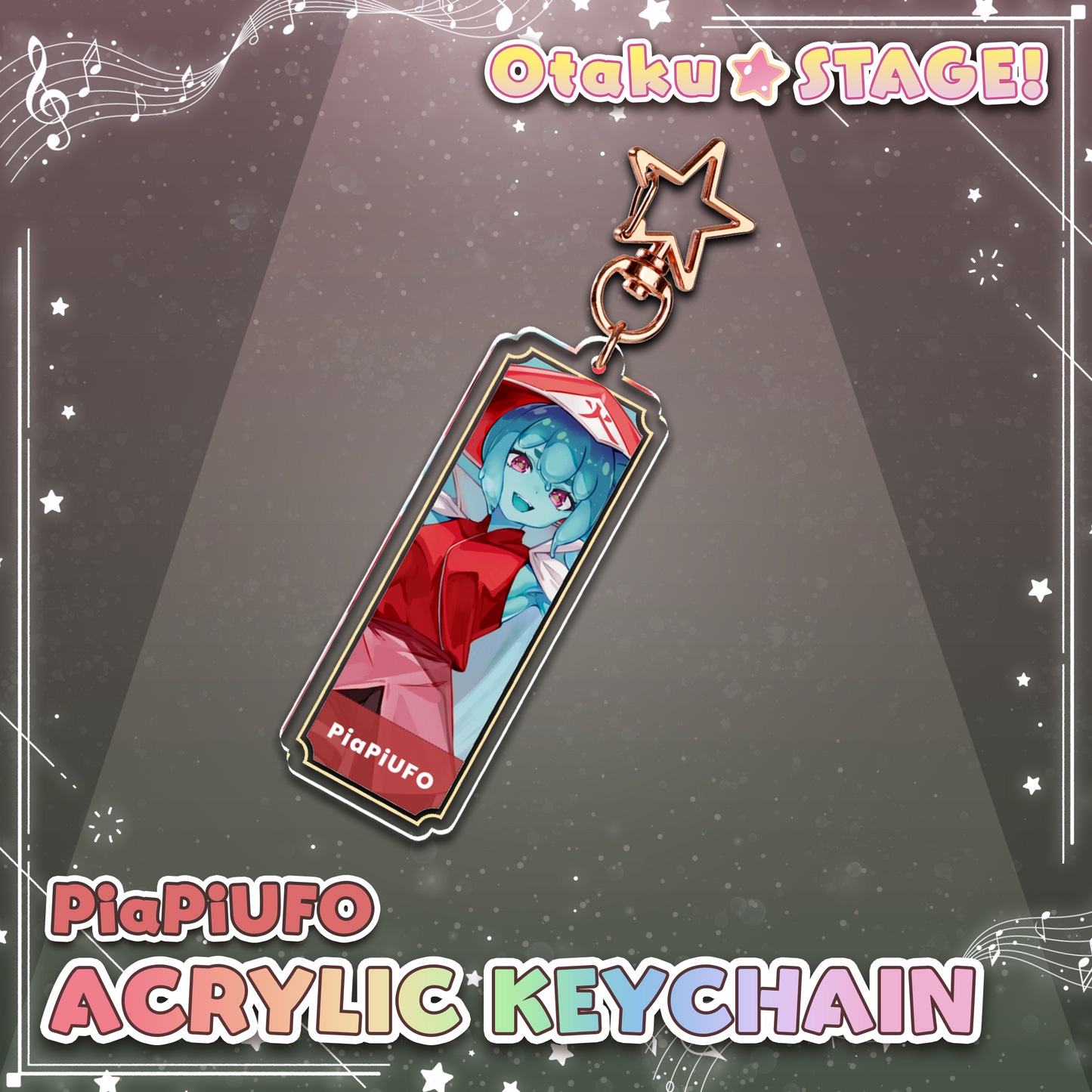 PiaPi UFO : Otaku Stage Acrylic Keychain