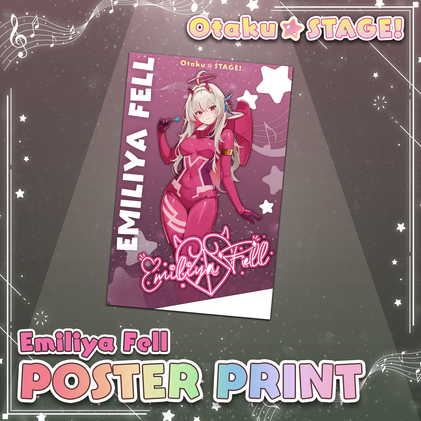 Emiliya Fell : Otaku Stage Poster