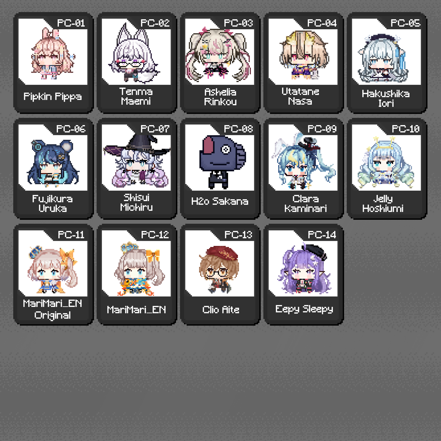 PC : Little Pixel Keychains