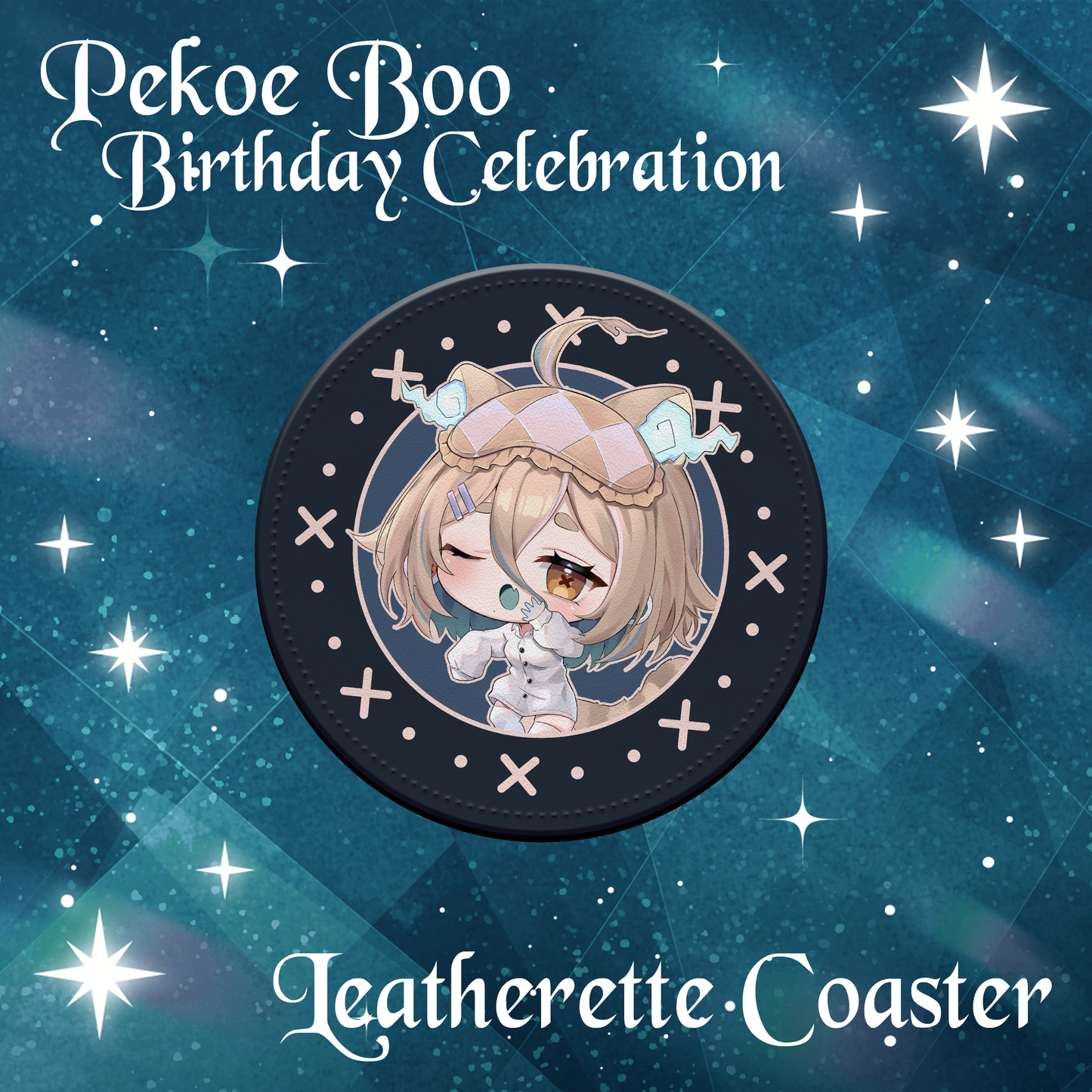 Pekoe Boo : Leatherette Coaster