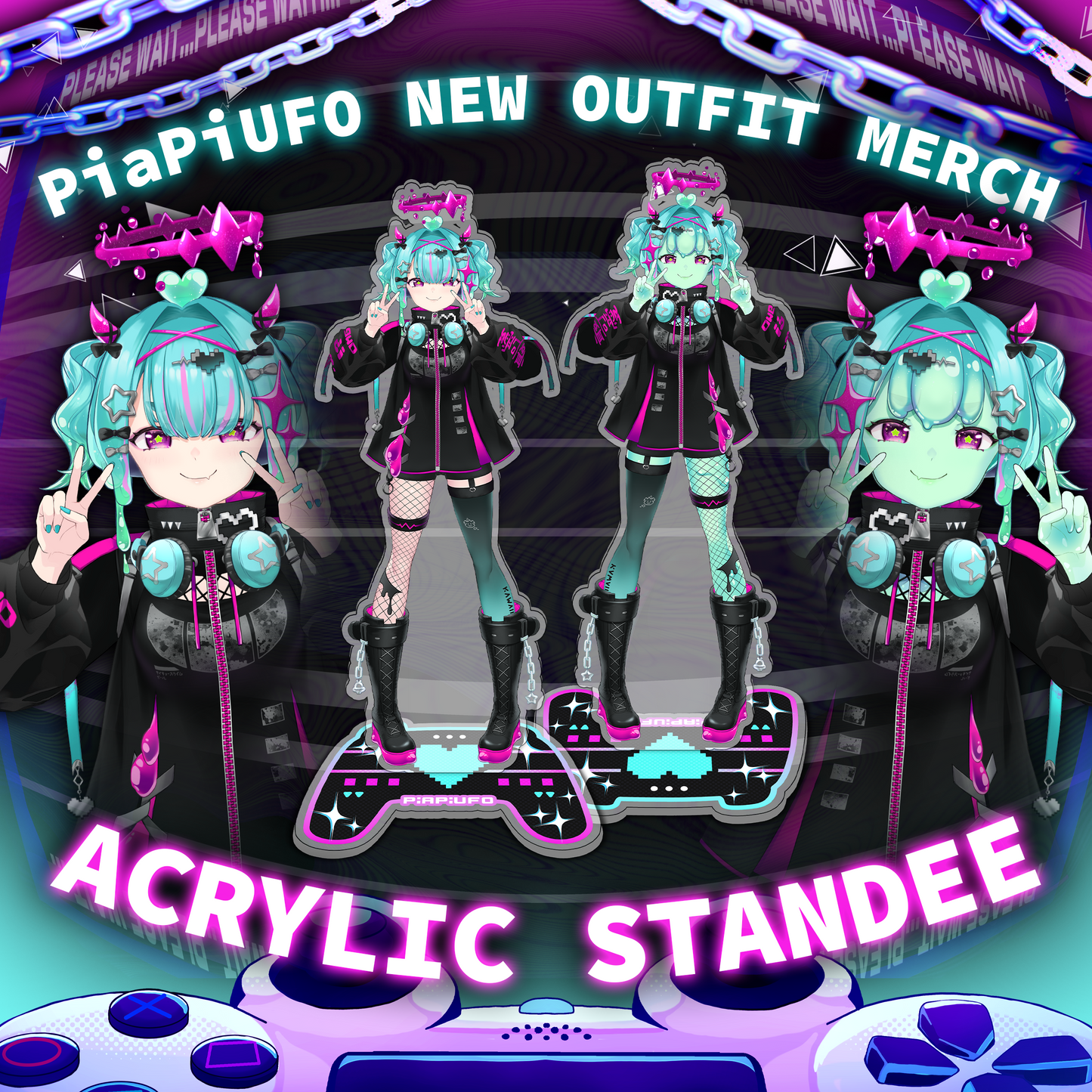 PiaPi UFO : New Outfit Acrylic Standee