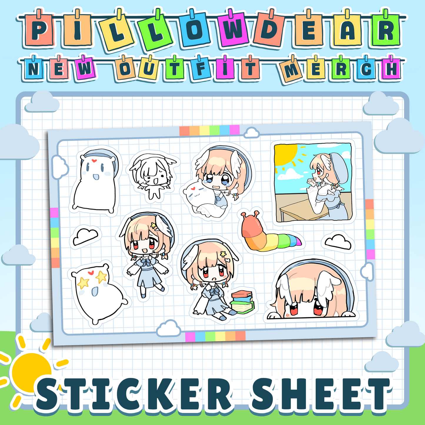 PillowDear : Sticker Sheet