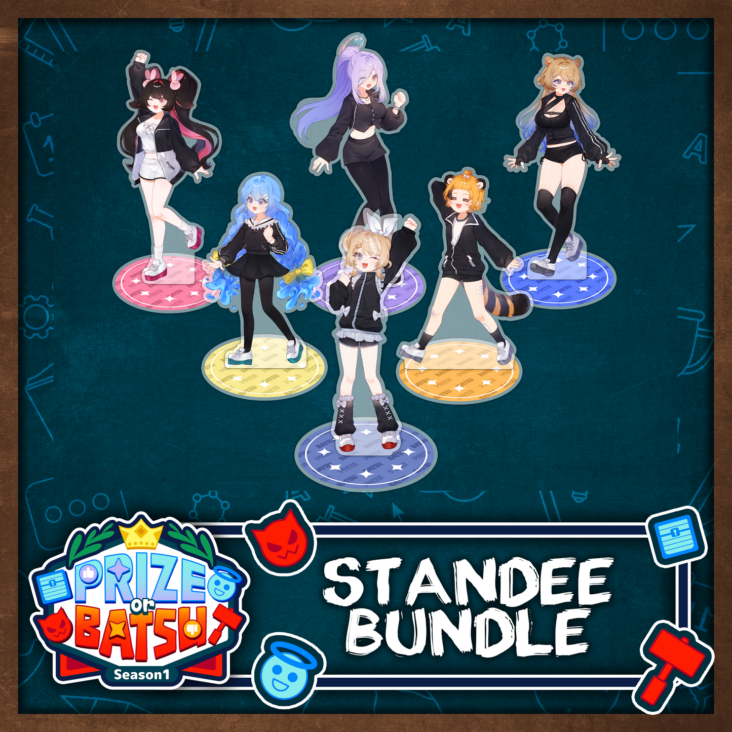 V&U : Prize or Batsu Standee Bundle