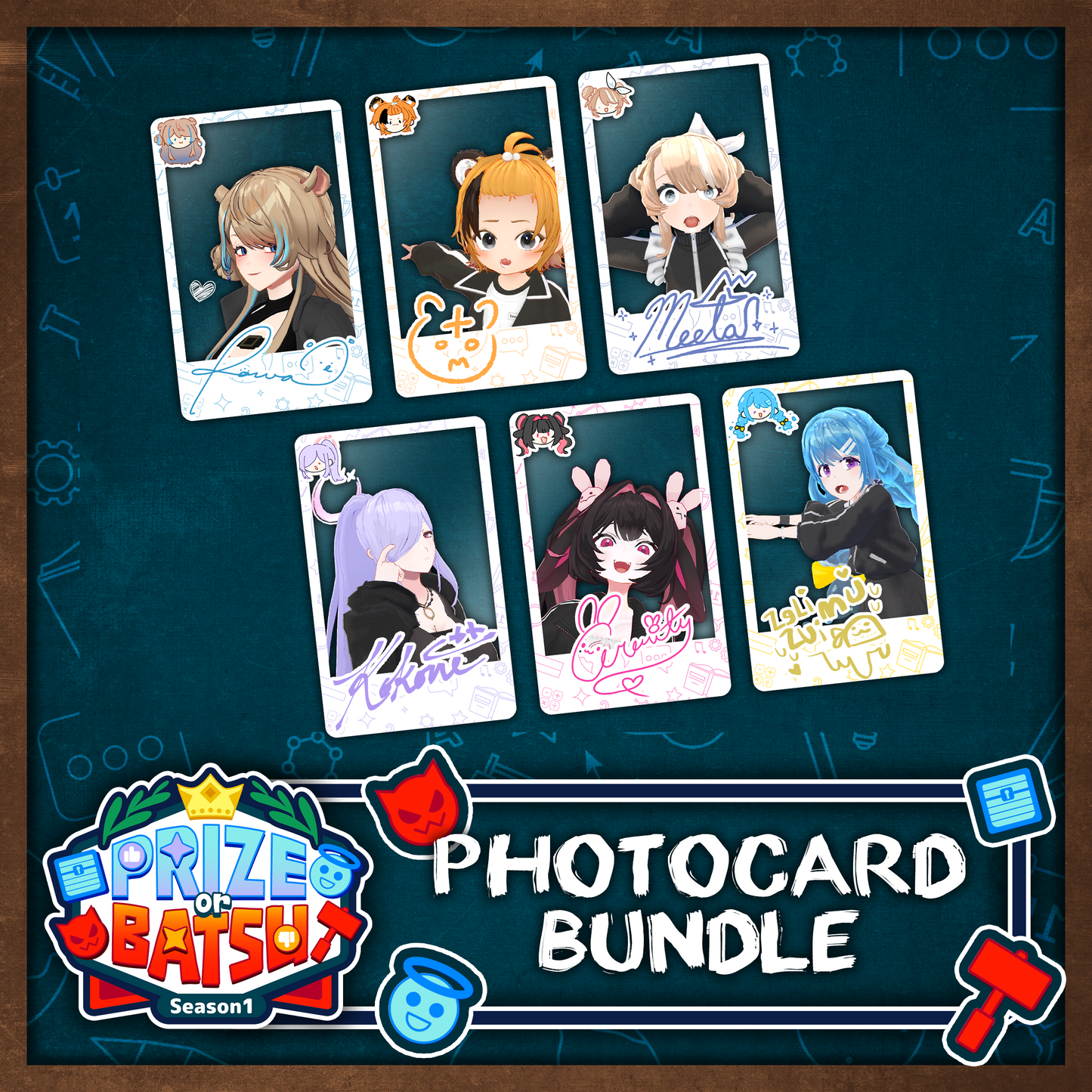 V&U : Prize or Batsu Photocard Bundle