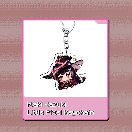 Raki Kazuki : Little Pixel Keychain
