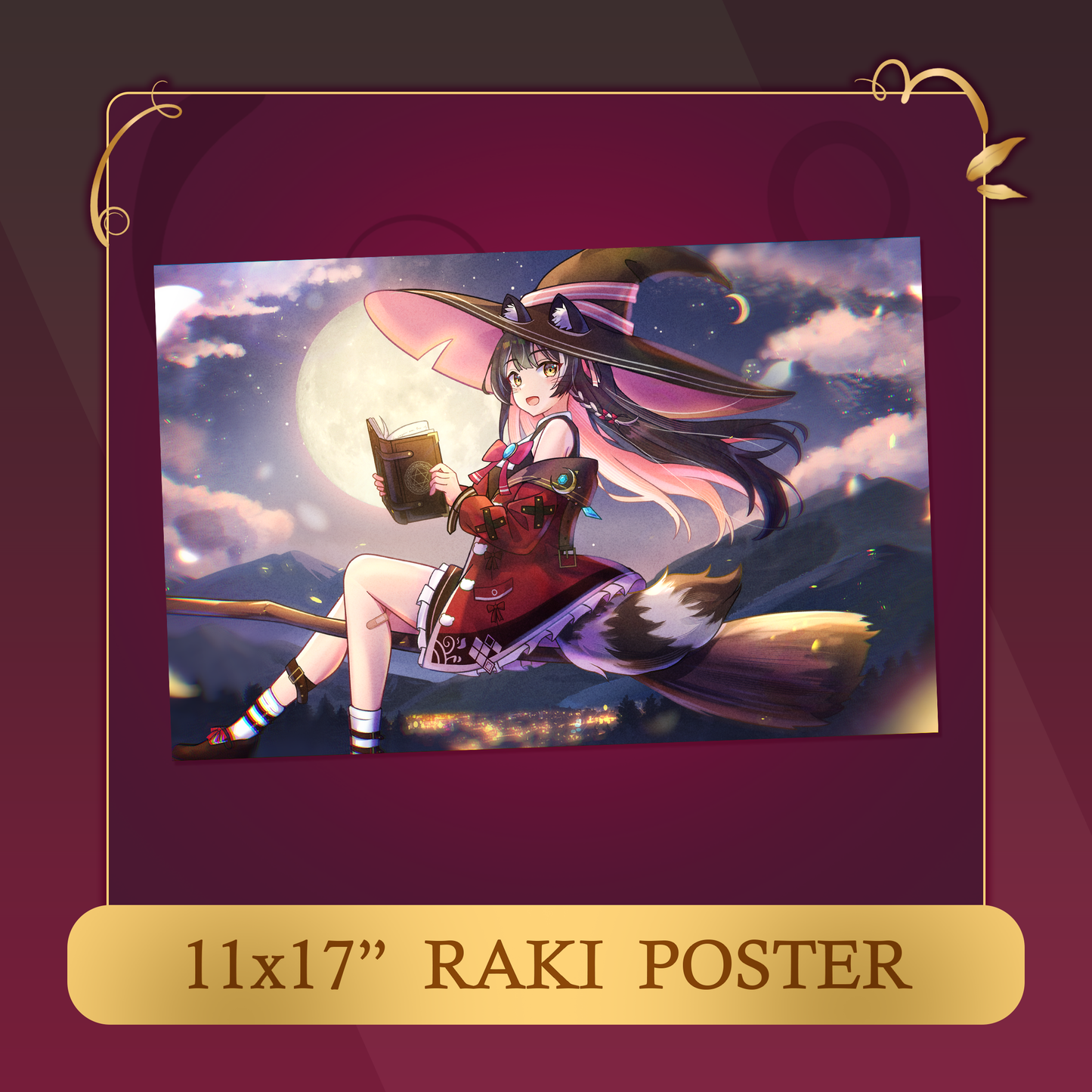 Raki Kazuki : 11x17" Poster Print