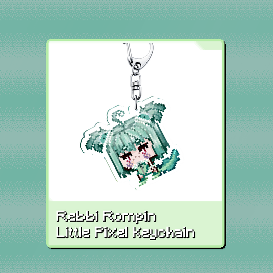 Rebbi Rompin : Little Pixel Keychain