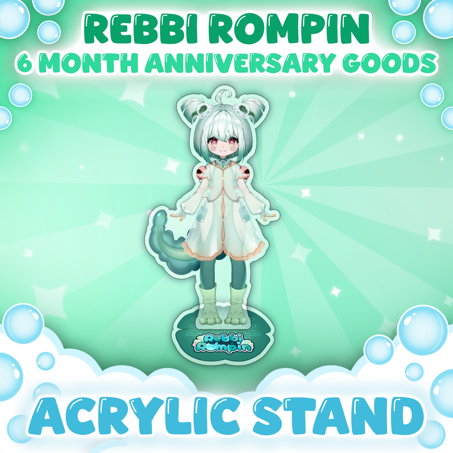 Rebbi Rompin : Acrylic Standee