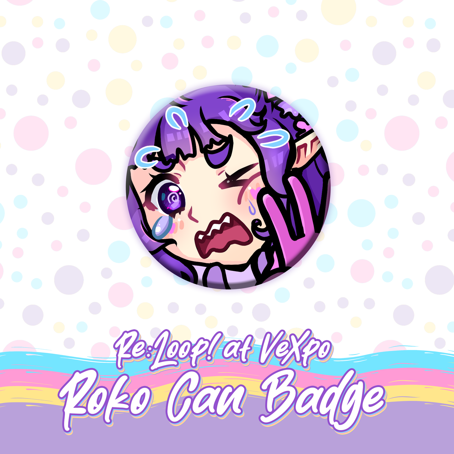 Rokoko Prufei : Re:Loop! Can Badge