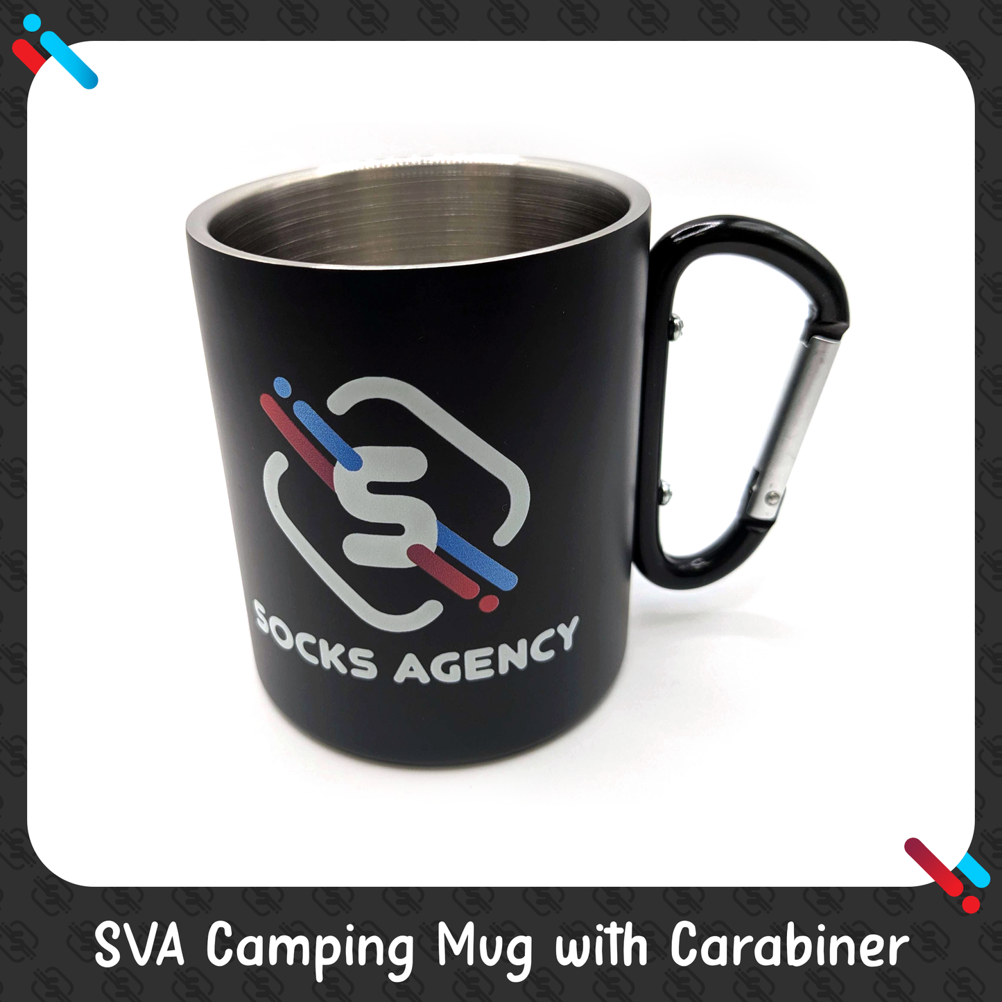 Socks Agency : Camping Mug with Carabiner Handle