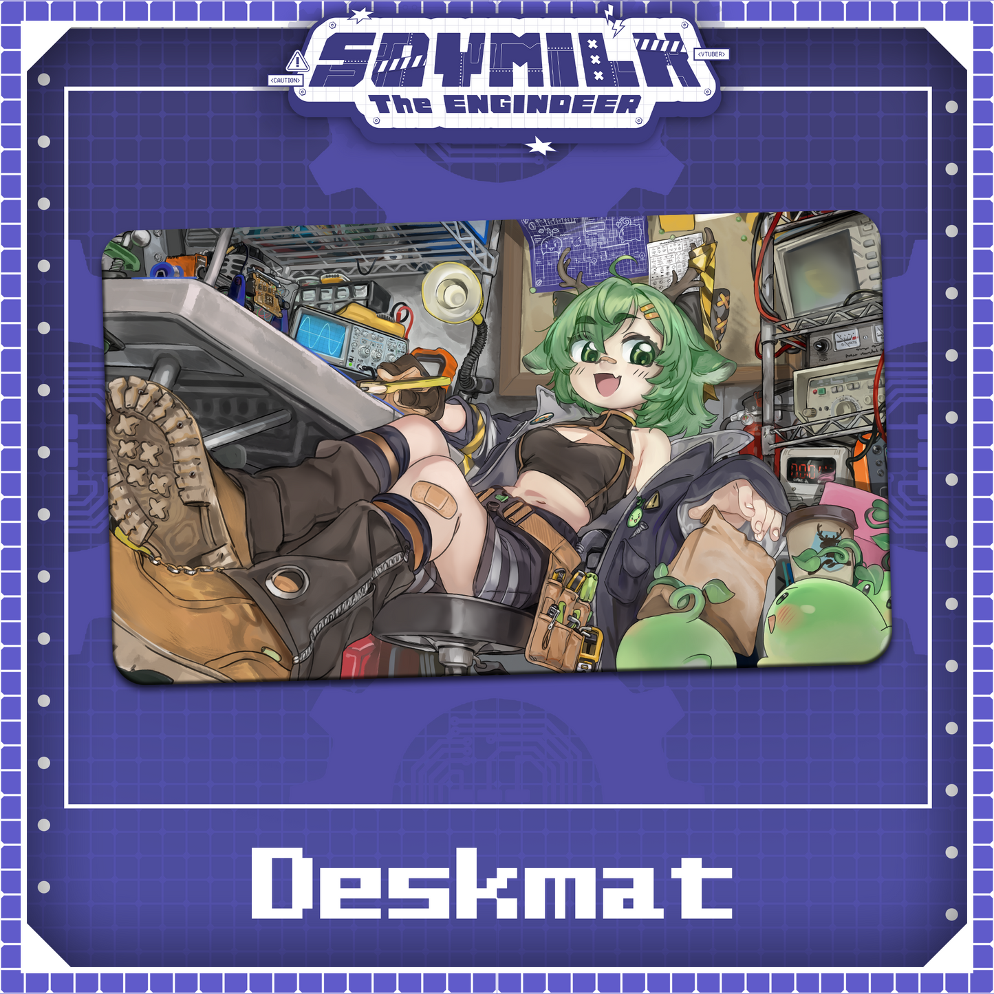 Soymilk : 35x60cm Deskmat