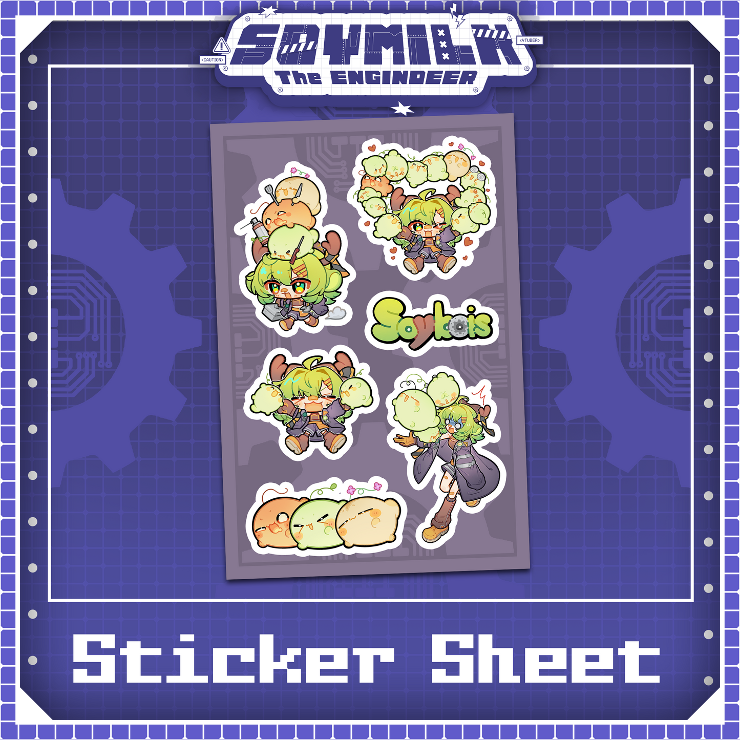 Soymilk : Sticker Sheet