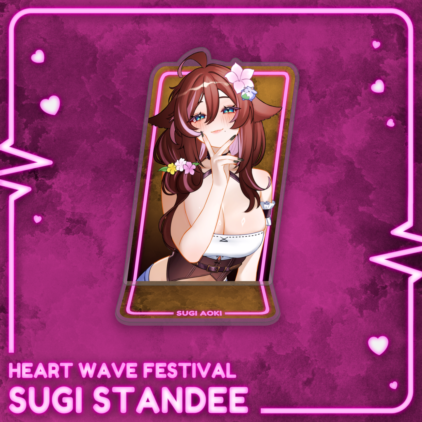 Sugi Aoki : HeartWAVE Standee