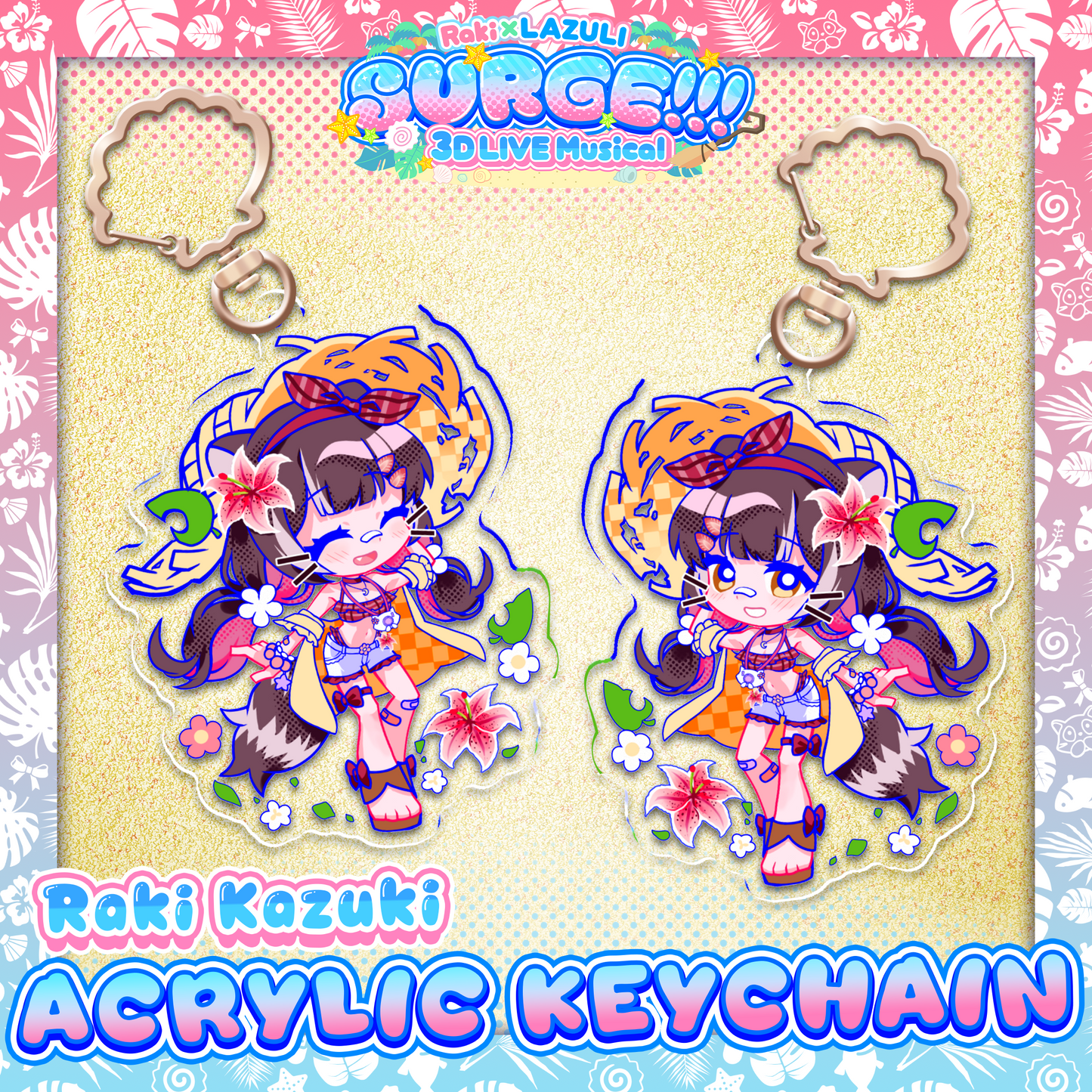 SURGE!!! : Raki Kazuki Keychain