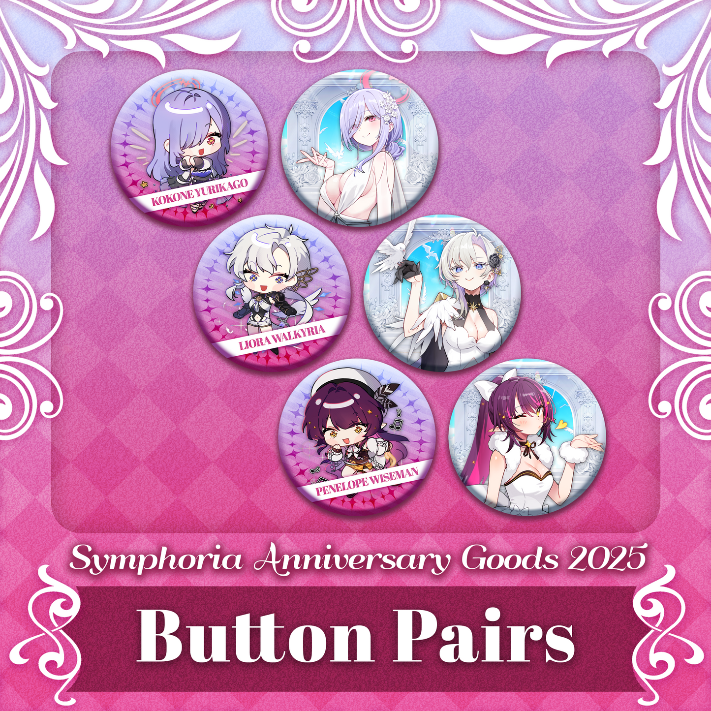 Symphoria : Button Pair