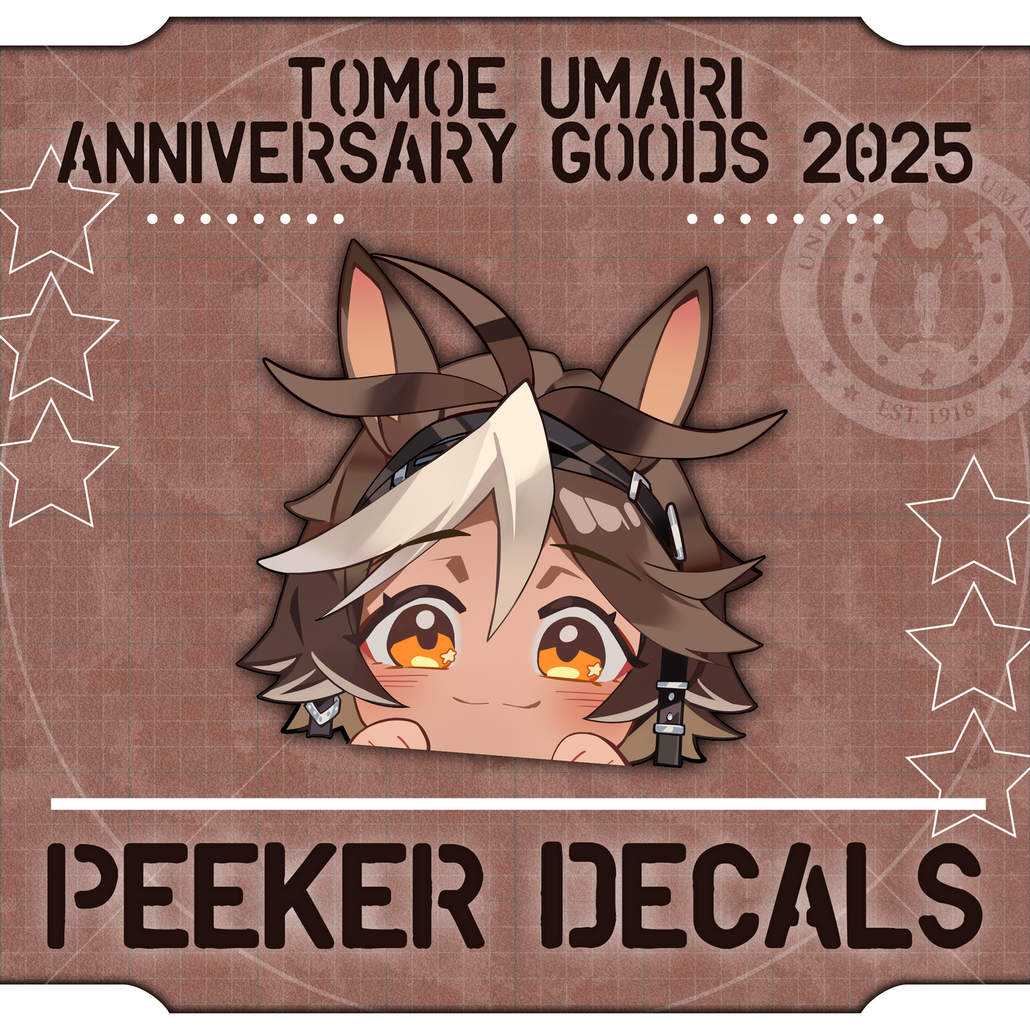 Tomoe Umari : Peeker Decal Set