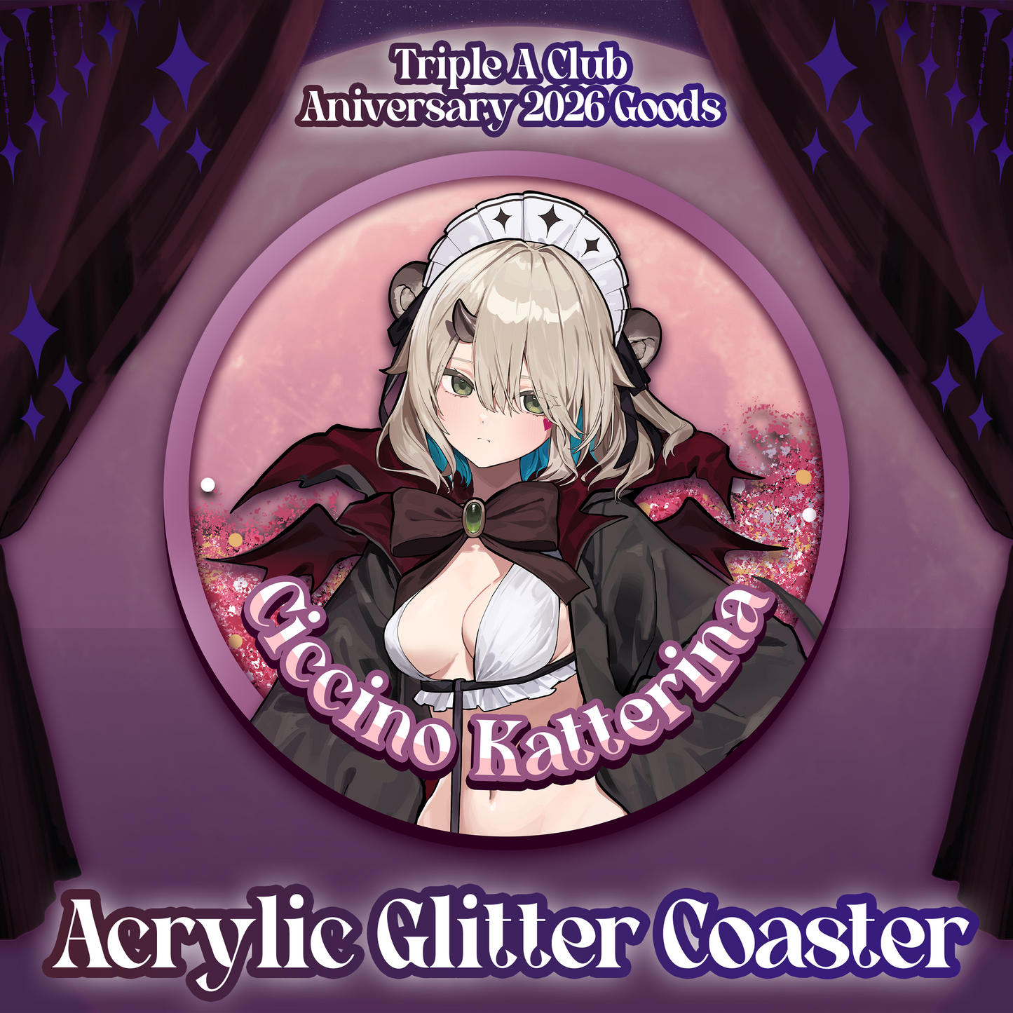AAA Club : Ciccino Anniversary Glitter Coaster