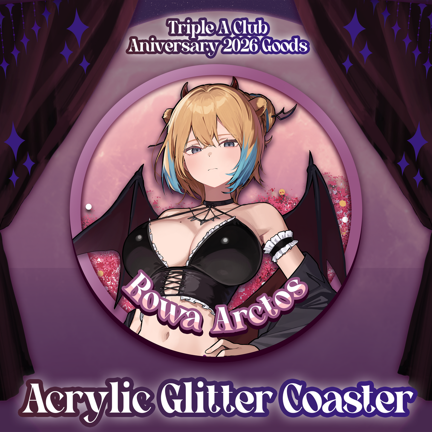AAA Club : Rowa Anniversary Glitter Coaster