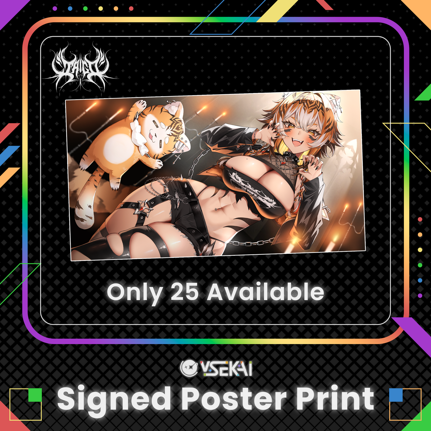VSekai : Taiga Signed Poster Print