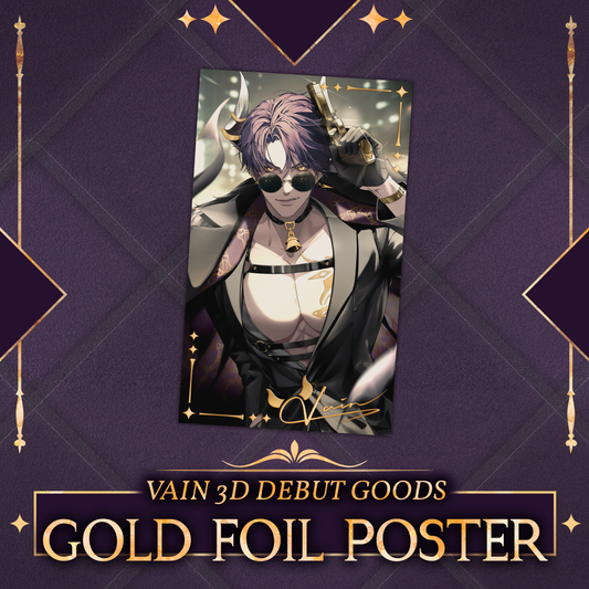 InVain : Gold Foil Poster Print