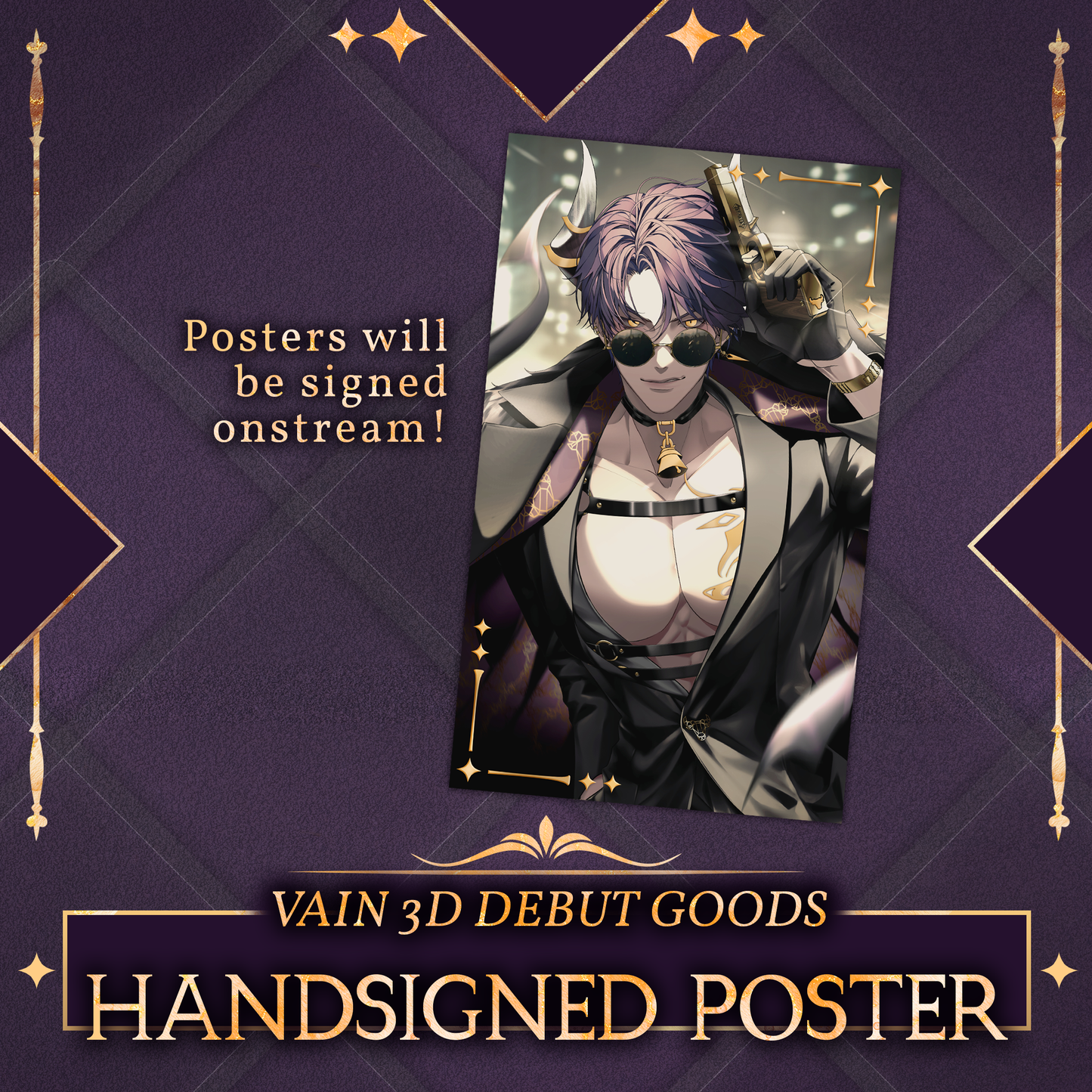 InVain : Personalized Hand Signed Poster