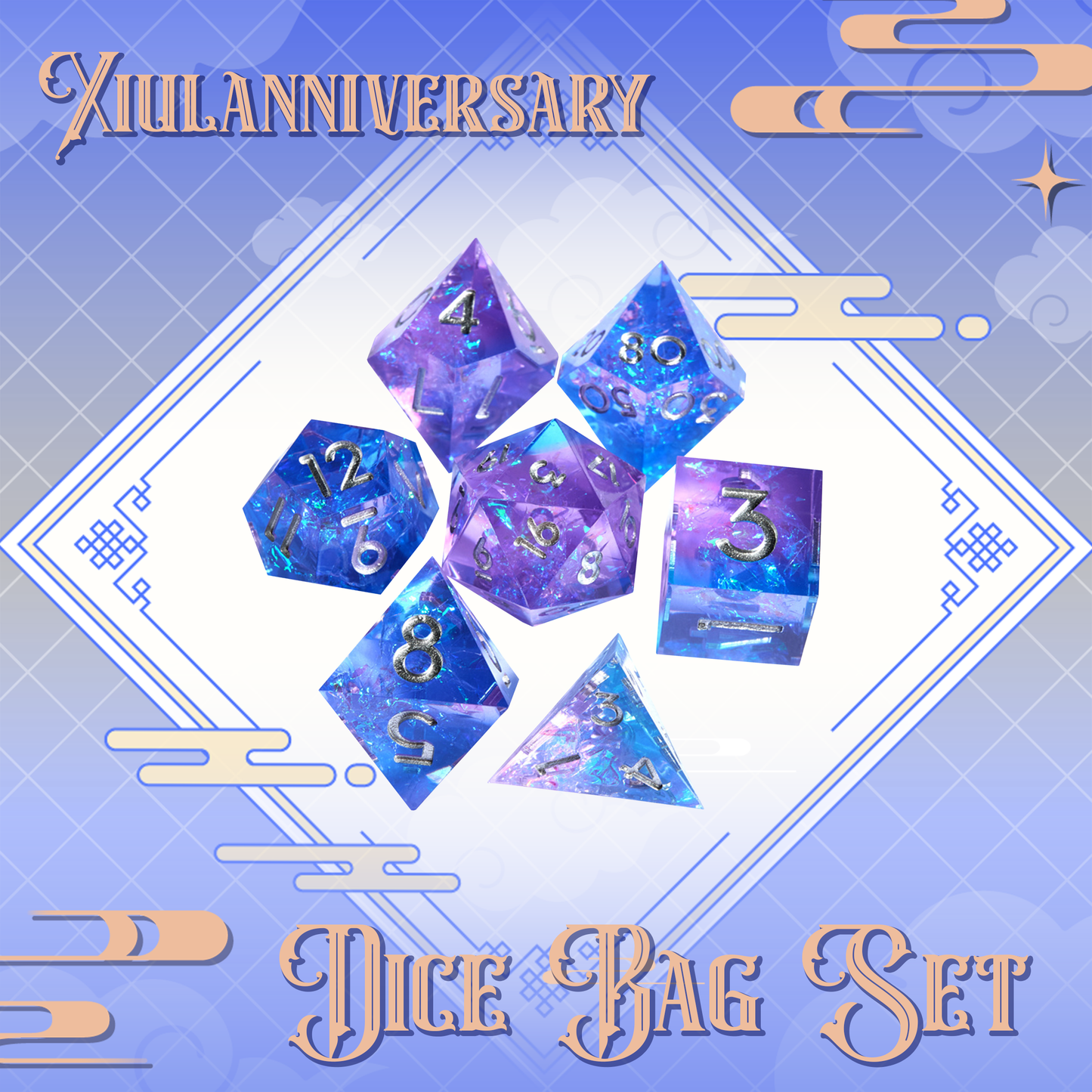 Xiulan Long : Dice Bag Set