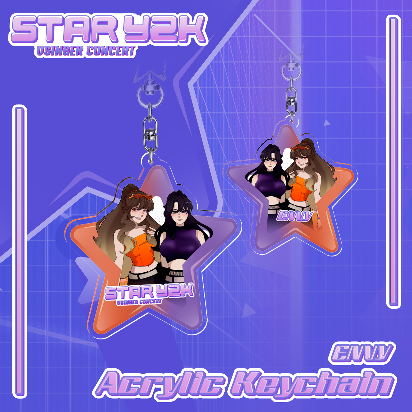 Star Y2K : ENVY Keychain