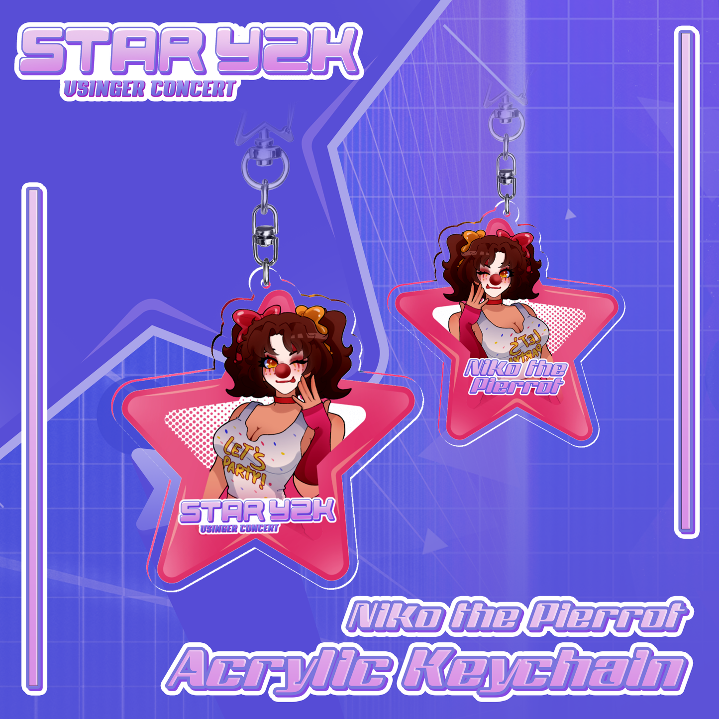 Star Y2K : Niko Keychain
