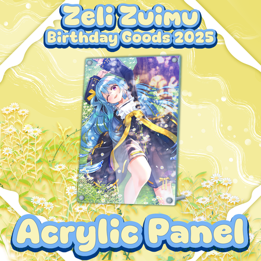 Zeli Zuimu : Birthday Acrylic Panel