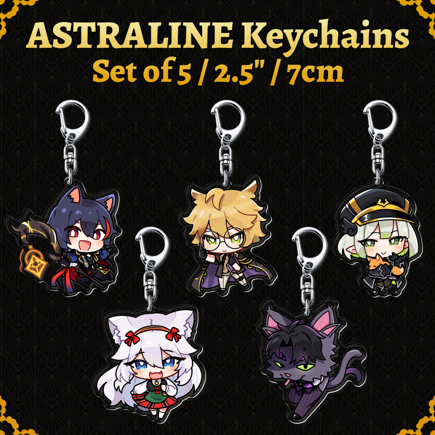 ASTRALINE : Chibi Keychains