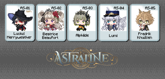 ASTRALINE : Little Pixel Keychains