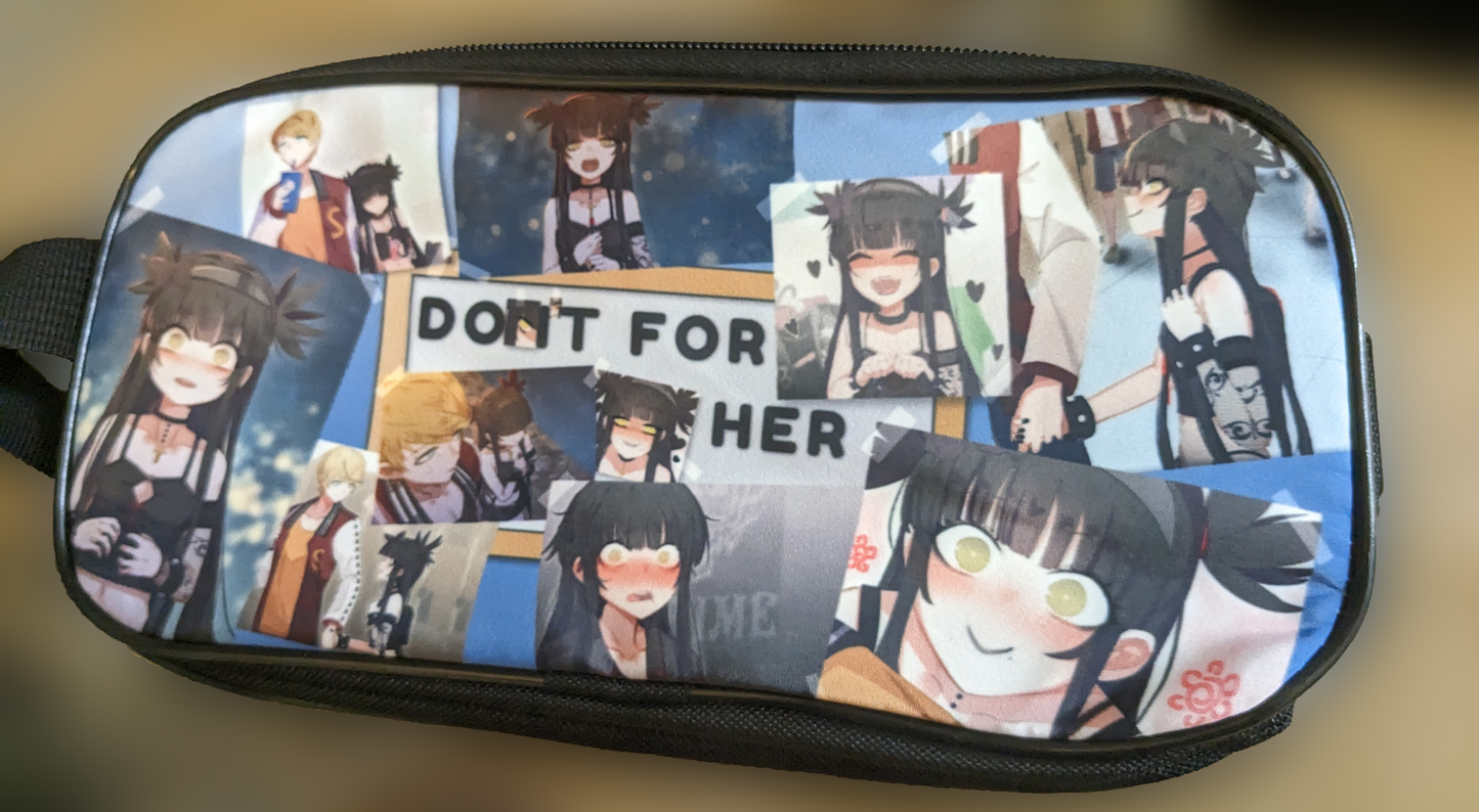 Goth Girl and The Jock : "Do it for her" Pencil Pouch