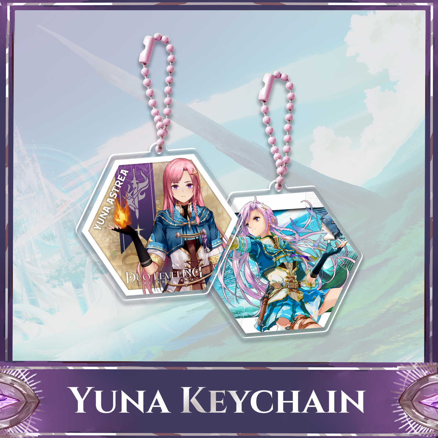 Duo Leveling : Yuna Acrylic Keychain