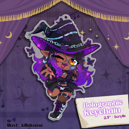 Tiffany Witcher : Holographic Acrylic Keychain