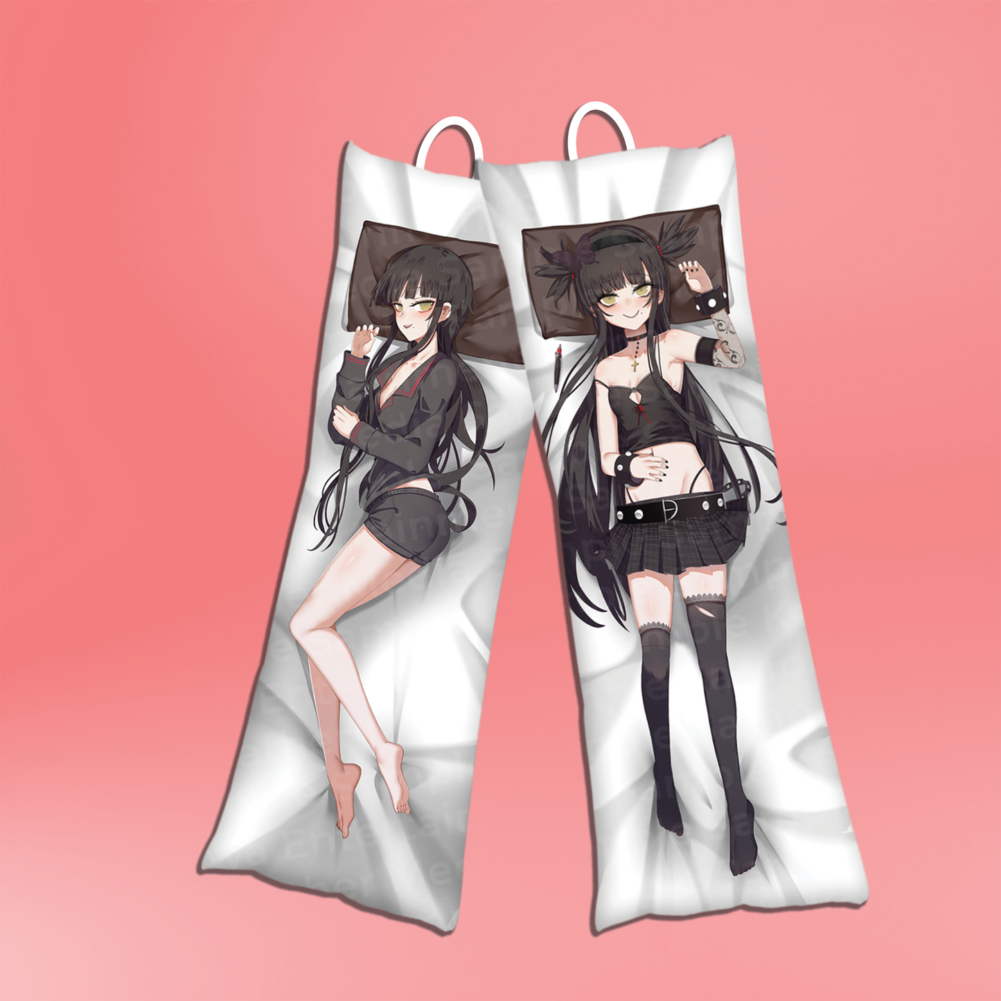 Goth Girl and The Jock : Keychain Dakimakura