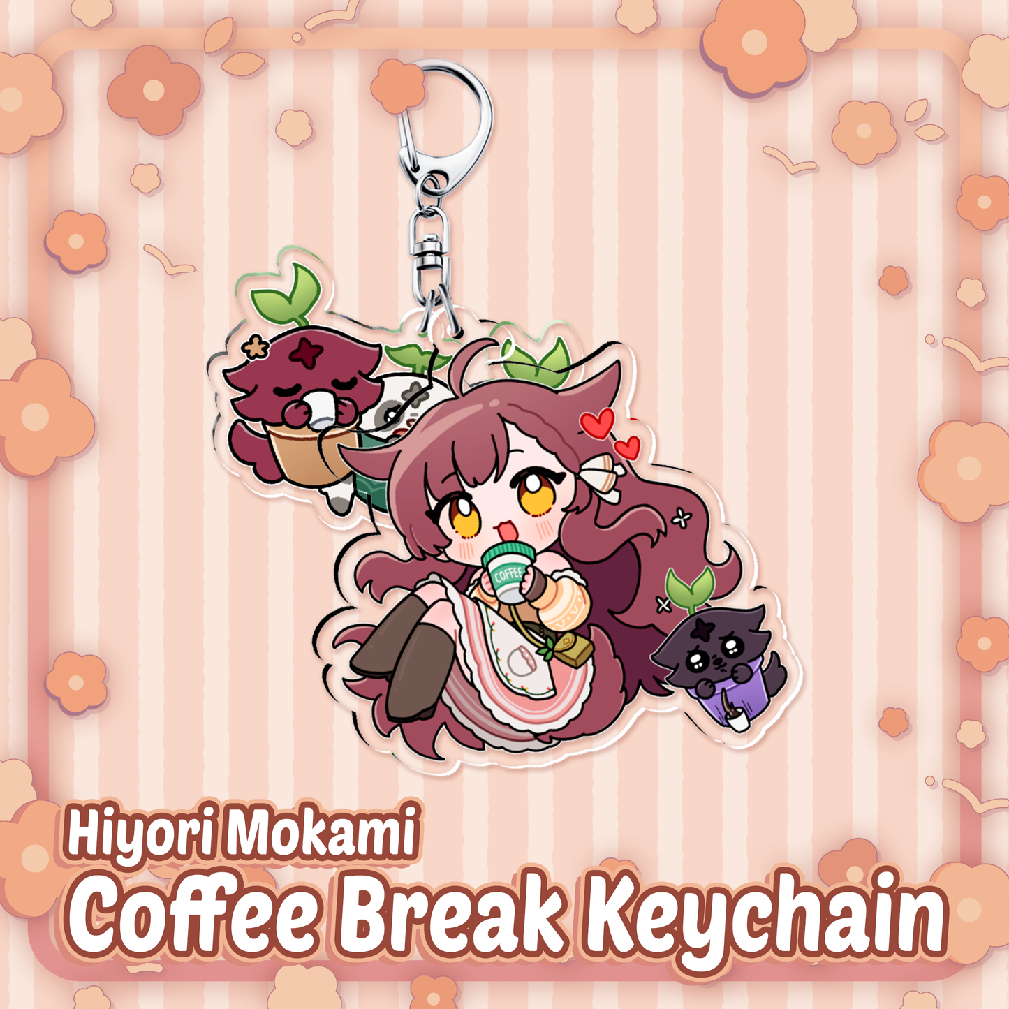 HIyori Mokami : Coffee Break Acrylic Keychain