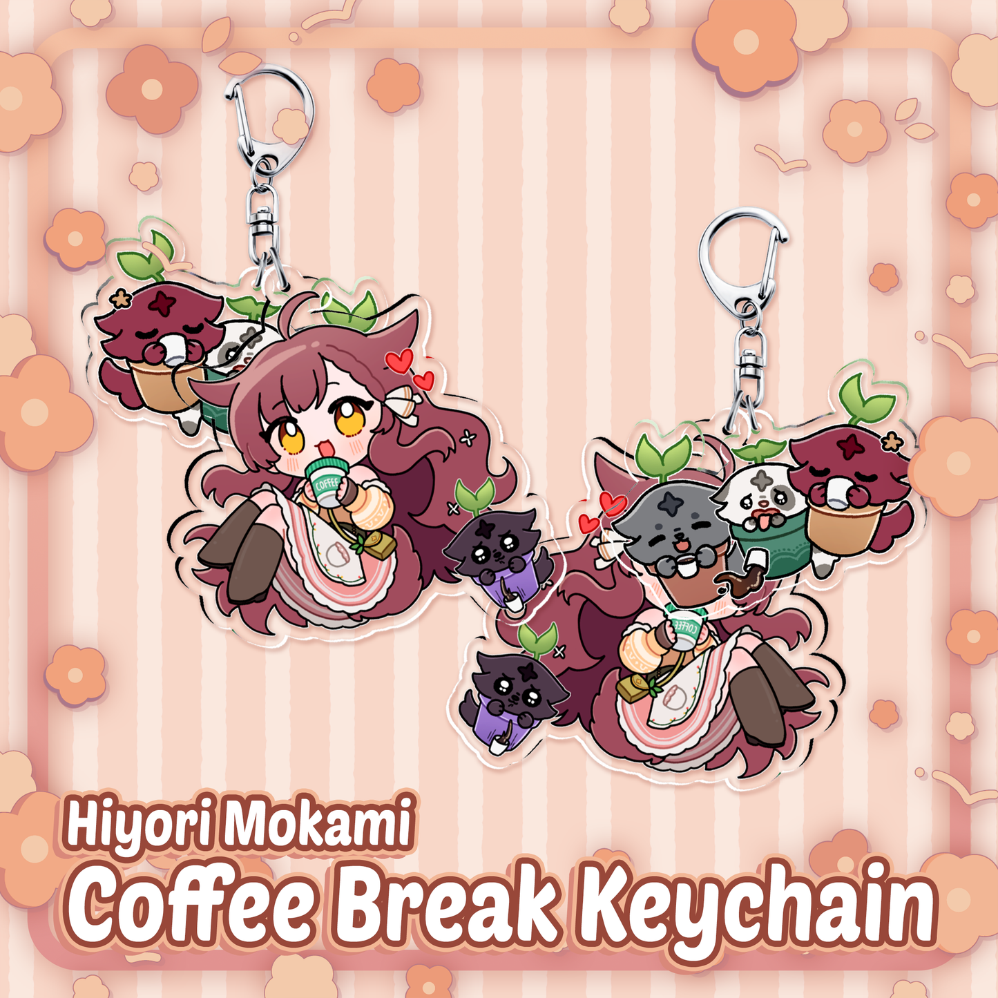 HIyori Mokami : Coffee Break Acrylic Keychain