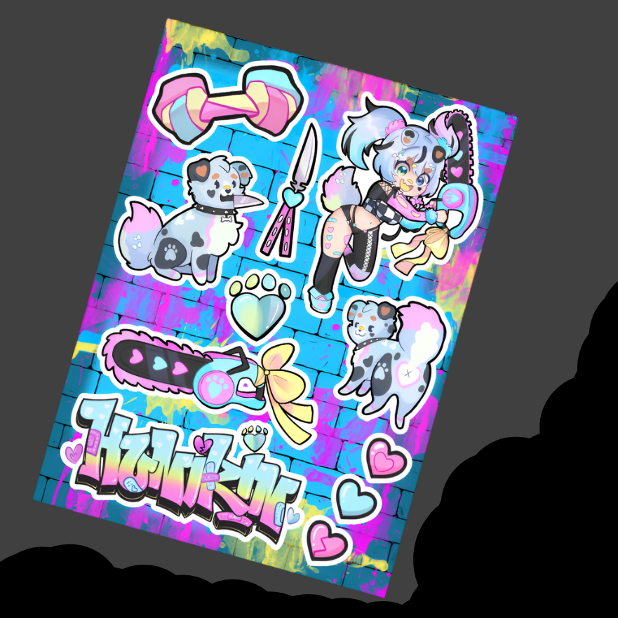 Hunikin : Sticker Sheet